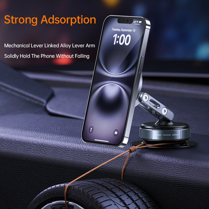 360° Rotating Vacuum Suction Magnetic Phone Holder
