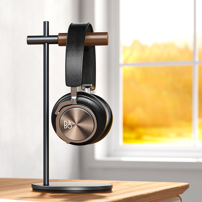 Aluminum & Wood Headphone Stand