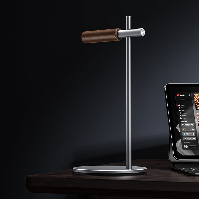 Aluminum & Wood Headphone Stand