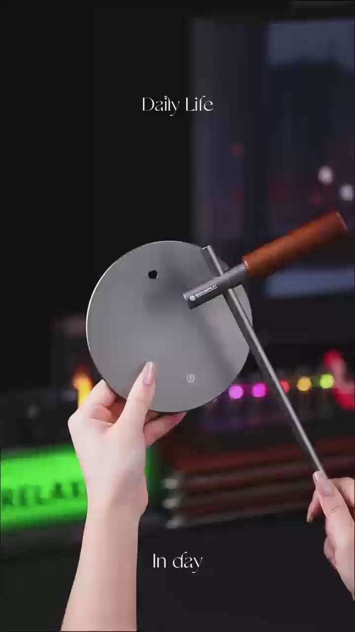 Aluminum & Wood Headphone Stand